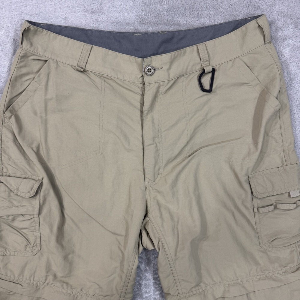 Cabela's Pants 40x32 Tan Convertible Zip Off Outdoor Fishing Hiking Gorpcore - Picture 7 of 16